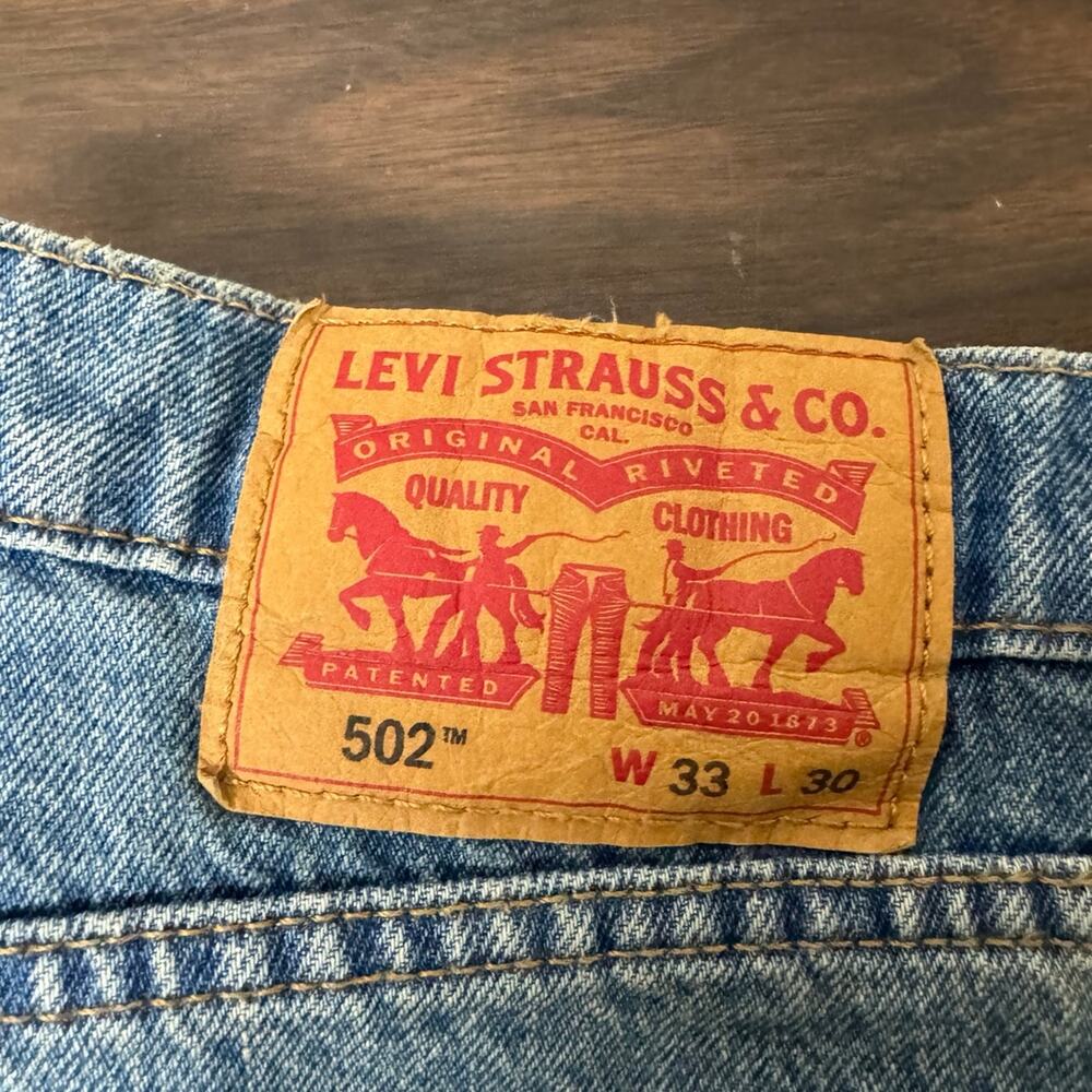 Levi’s Strauss 502 jeans men’s 33x30 - Picture 2 of 6